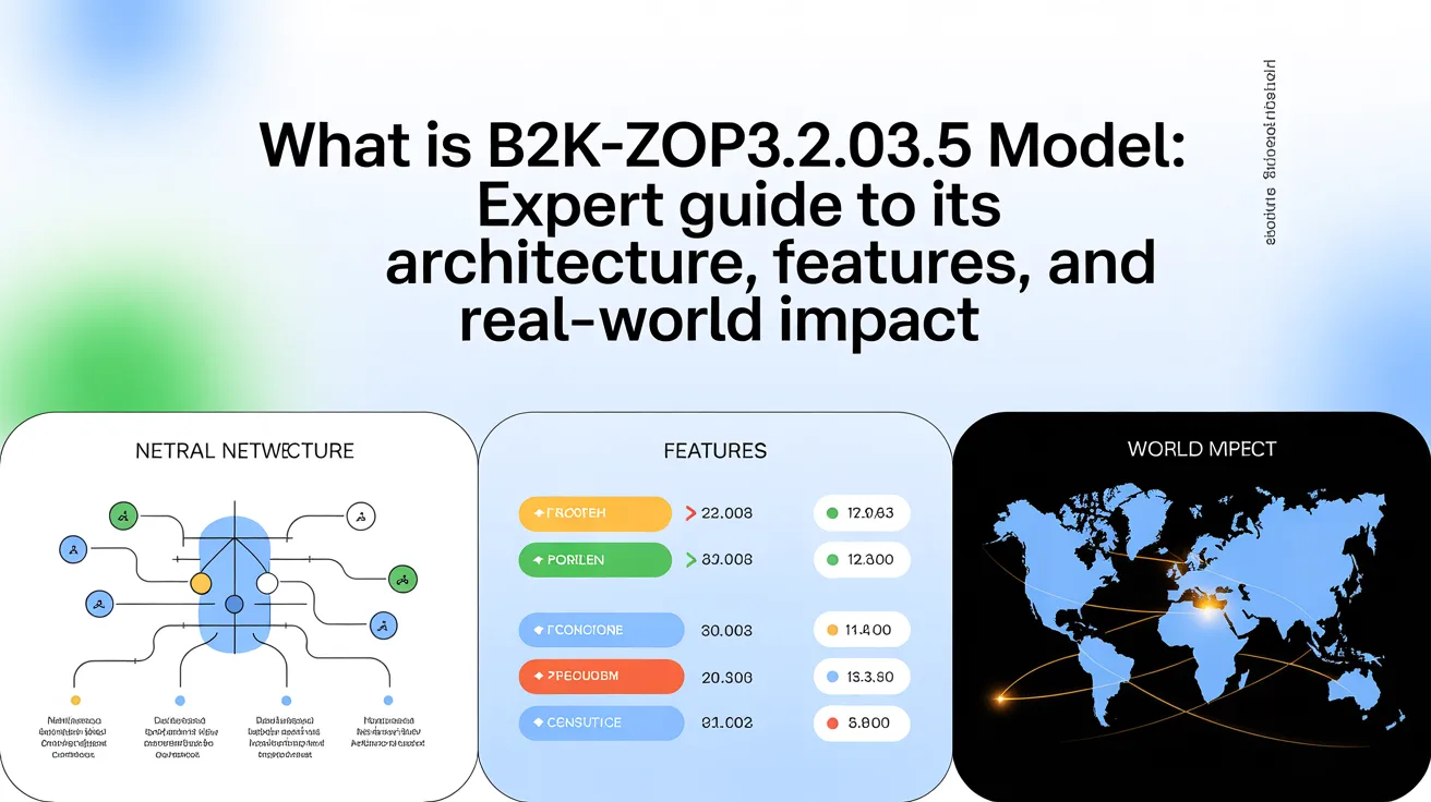 what is b2k-zop3.2.03.5 model